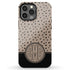 Spotted Dots Personalized Monogram iPhone Case